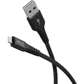 Goobay Lightning USB-A 3 m Czarny RB74509
