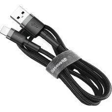 Baseus Cafule USB-A do Lightning 1m, czarno-szary