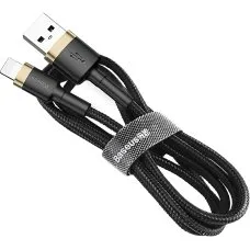 Baseus Cafule Kabel USB Lightning 2.4A 1m Zoto-Czarny