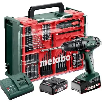 Metabo SB 18 Set Wiertarka Udarowa 18V + 2 Akumulatory