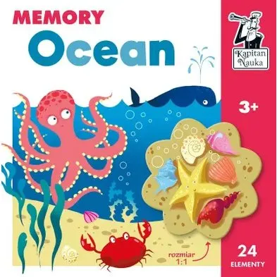 Kapitan Nauka Memory. Ocean 24 karty