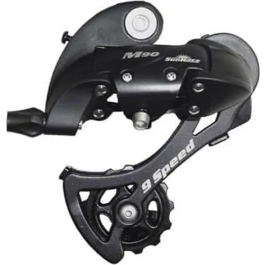 Sunrace RDM91 9v Przerzutka Tylna Czarna