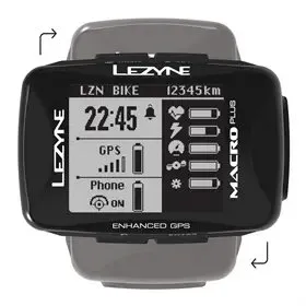 Lezyne Macro Plus GPS Nawigacja Rowerowa