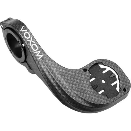 Voxom CHA1 Carbon Uchwyt na licznik Garmin 31,8 mm czarno-carbon