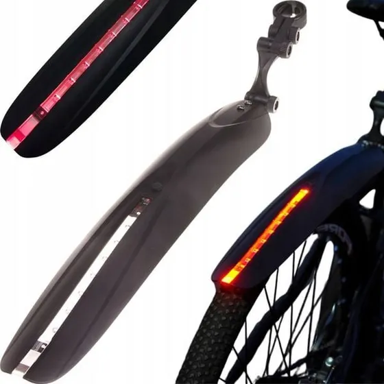 Profex Błotnik Tylny z LED 24-29" + Bateria