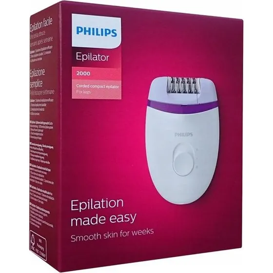 Philips Satinelle BRE225/00 Depilator do Nóg Przewodowy 2 Prędkości
