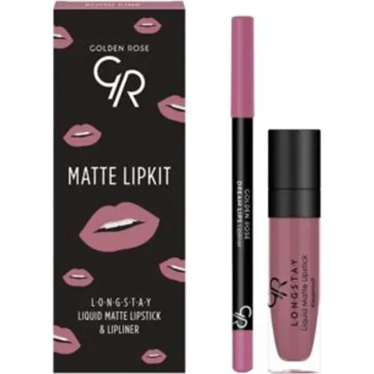 Golden Rose Matte Lipkit Blush Pink, zestaw do makijau ust