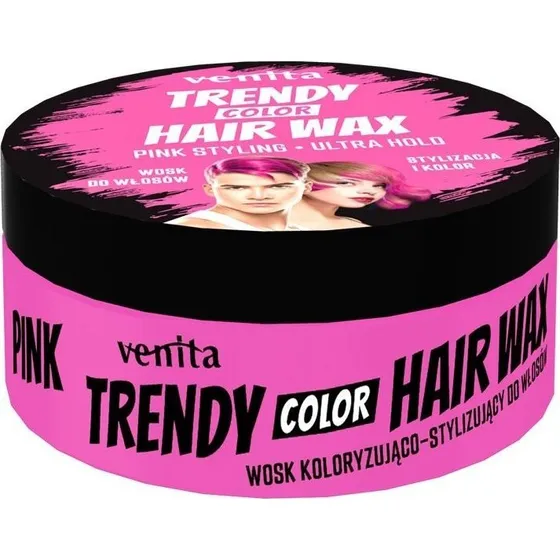 Venita Trendy Color Hair Wax Wosk Koloryzujący do Włosów Violet 75g