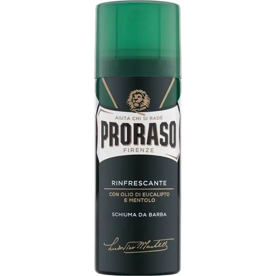 Proraso Green Shaving Foam Pianka do golenia 50ml do skóry normalnej