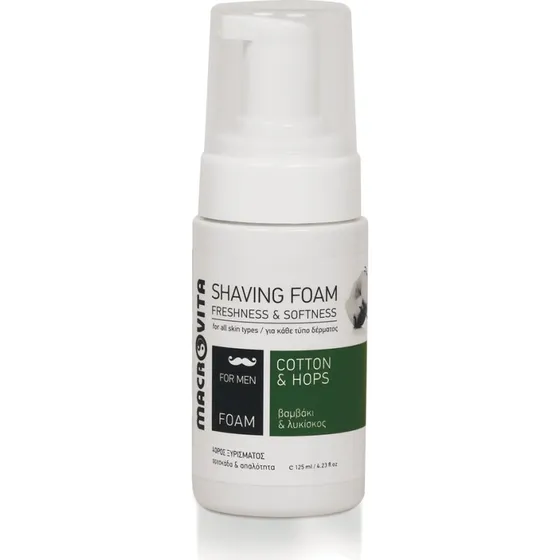 MACROVITA Pianka do golenia z bawen i chmielem 125ml