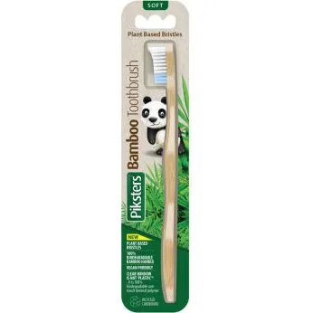 PIKSTERS Bamboo SOFT – szczoteczka do zębów z bambusa