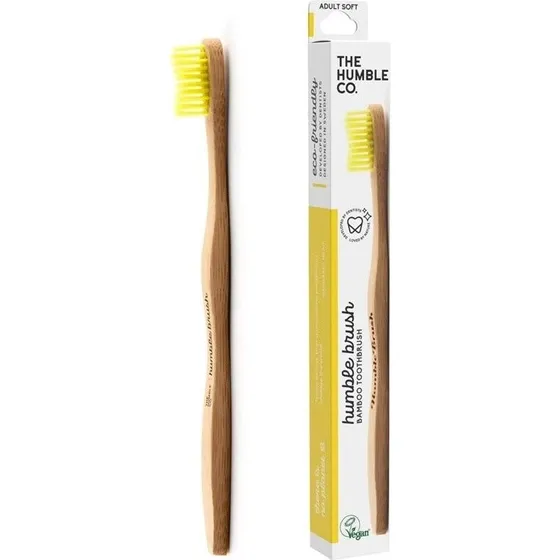 Humble Co. Humble Brush Bambusowa Soft Żółta 19 cm
