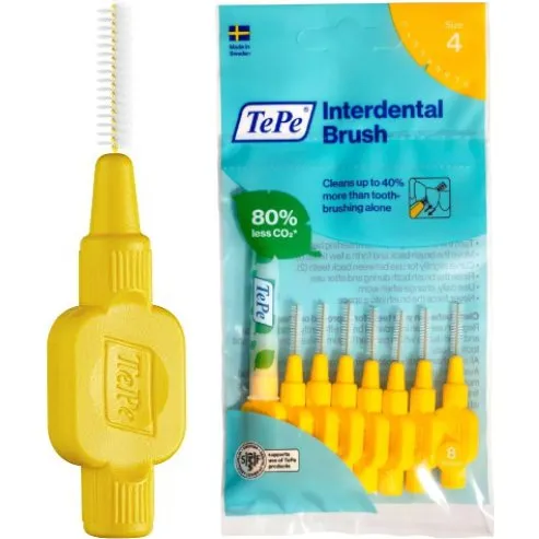 TePe Original Szczoteczki Międzyzębowe 0,7 mm Żółte 8 szt.