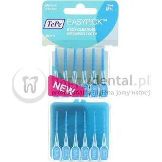 TePe EasyPick M/L (niebieskie) 36 szt.