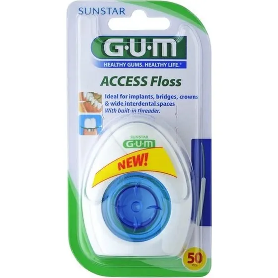 GUM Access Floss nić dentystyczna z przewleczką 50 szt.