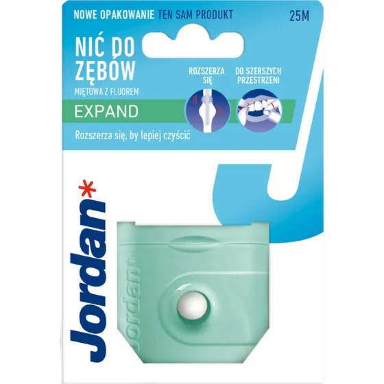Jordan Expand Fresh 25m Miętowa z Fluorem