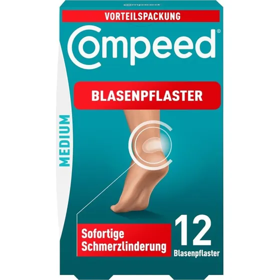 Compeed Średni Plaster na Pęcherze 12 szt, Hydrokoloidowy