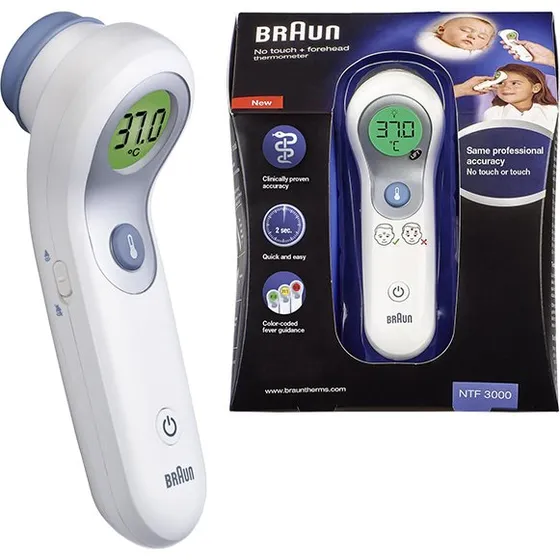 BRAUN NTF 3000 Termometr bezdotykowy do czoła dla dzieci