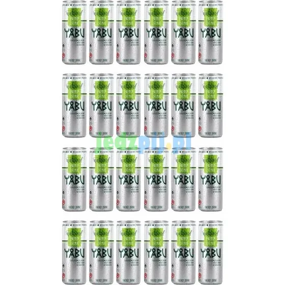 YABU Jabłkowy Energetyk 24 x 250ml Bez Cukru