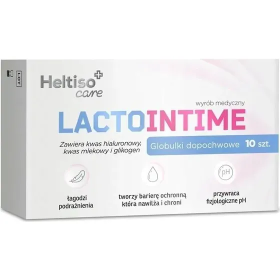Heltiso Care Lactointime 10 globulek dopochwowych