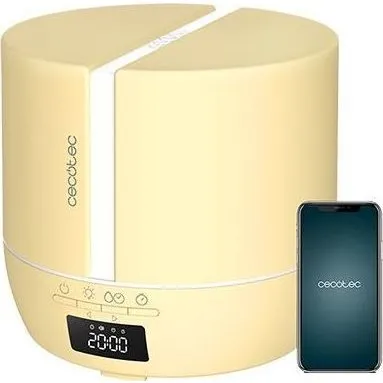Cecotec PureAroma 550 Connected Żółty – Nawilżacz z aromatem i LED