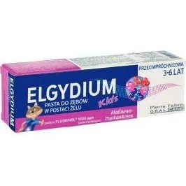 Elgydium Kids Pasta do Zębów Malinowo-Truskawkowa 3-6 lat 50ml