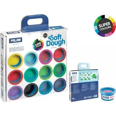 Milan Ciastolina Super Colours 16 kolorów x 30g