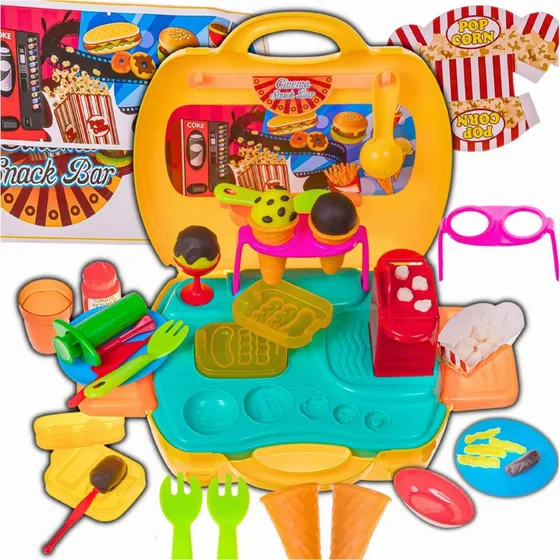 Ciastolina w Walizce Zestaw Akcesoriw do Lodzi i Kuchni