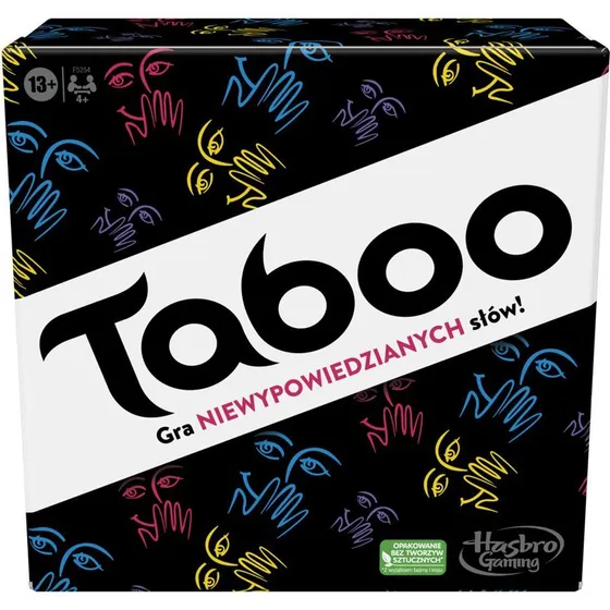 Hasbro Taboo Gra Niewypowiedzianych Słów Wersja Polska F5254