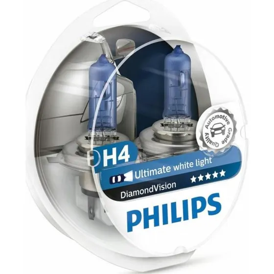 Philips H4 Diamond Vision 5000K XENON EFFECT  Kompletny zestaw 2 szt.