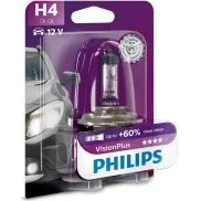 Philips Zarowka H4 12V 60/55W P43 VisionPlus 60%