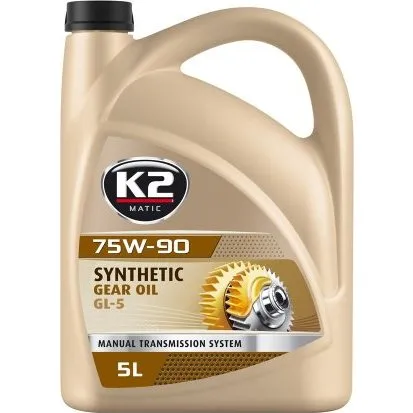 K2 75W-90 GL5 GL4 5L Syntetyczny Olej Przekładniowy