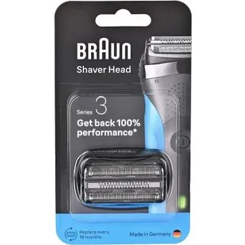 Braun 21B Głowica Folia Ostrza Czarna dla Series 3