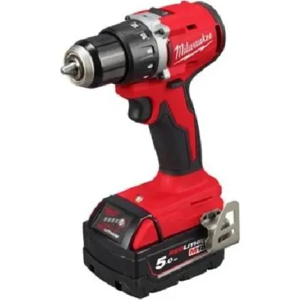 Milwaukee M18 BLDDRC-502C 2x5.0Ah bezszczotkowa wiertarko-wkrętarka