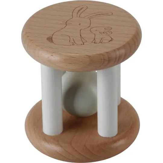 Little Dutch Grzechotka Baby Bunny Drewniana 3m+