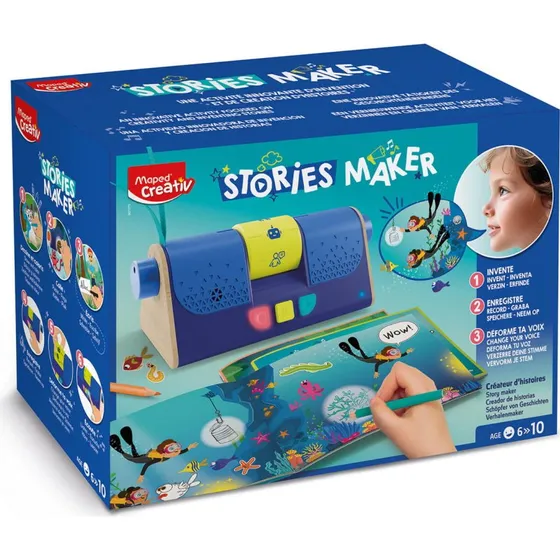 Maped Creativ Magnetofon Bajkomat  zabawka kreatywna do tworzenia bajek