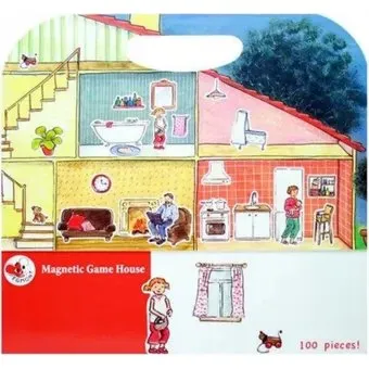 Egmont Toys Dom – Układanka magnetyczna w teczce