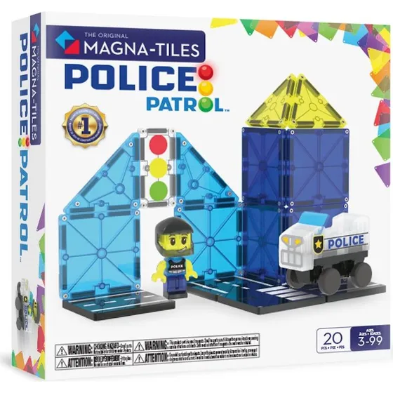 MAGNA-TILES® Police Patrol 20 el. (3+)