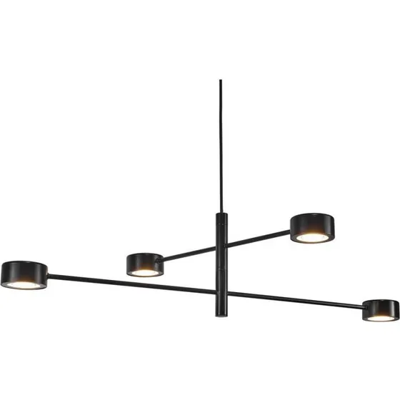Nordlux Clyde 4 LED Lampa Wisząca Czarna