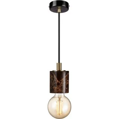 Nordlux SIV Lampa wisząca 1xE27 60W Marmur Brązowy