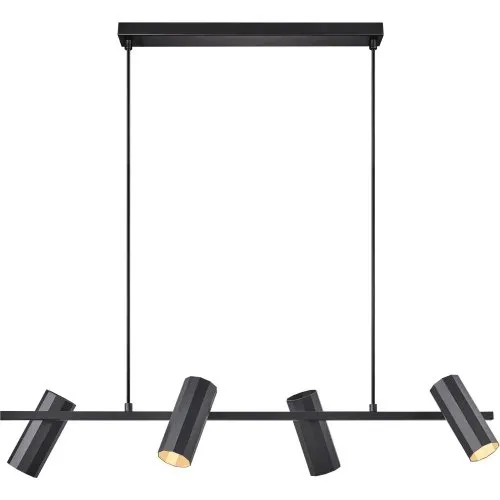 Nordlux ALANIS Lampa wisząca 4xGU10 15W Metal Czarny