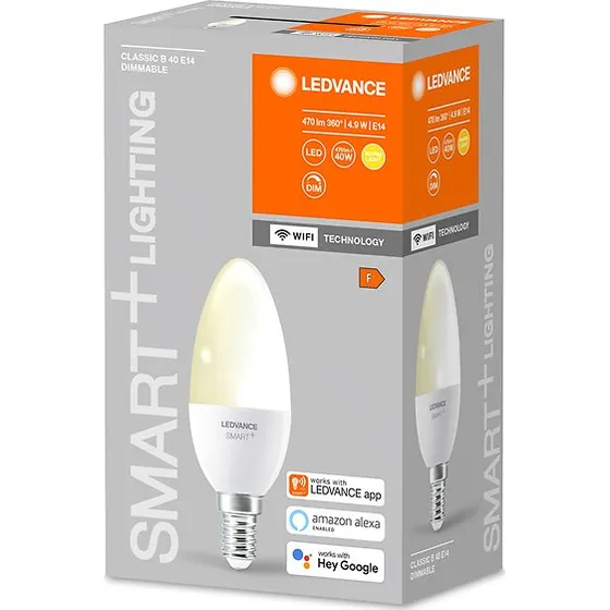 Ledvance Żarówka LED SMART+ E14 5W ciepły biały