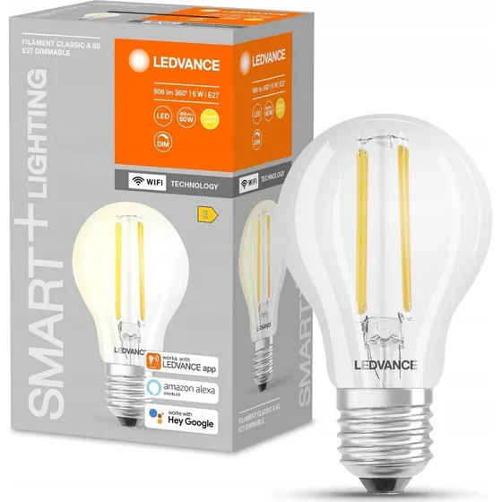 LEDVANCE SMART+ Żarówka LED 6W 2700K WiFi E27
