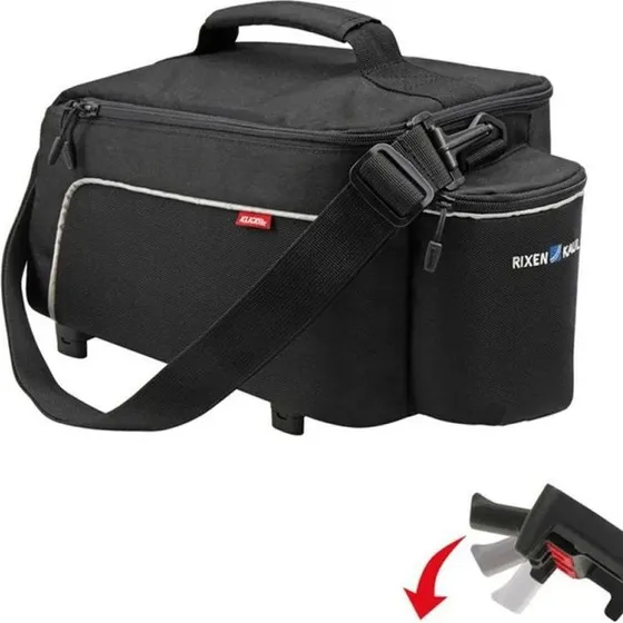 KlickFix Rackpack Light 8L Czarny - Torba na bagażnik