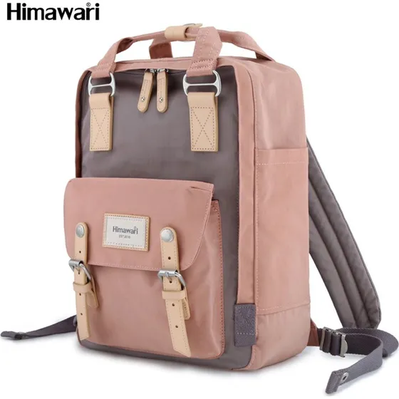 Himawari Plecak wodoodporny na laptopa 14" z przegródkami