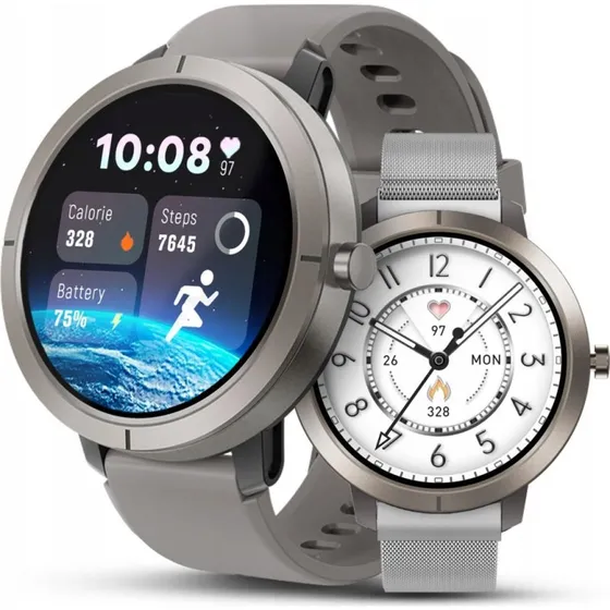 JG Smart X76 Smartwatch damska z GPS, 5ATM, AMOLED, menu PL