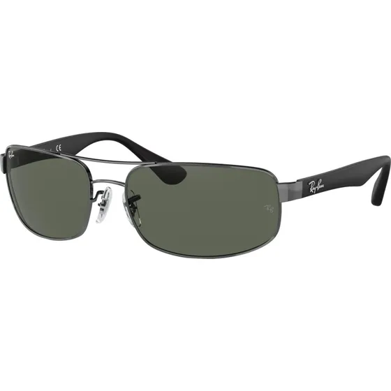 Ray-Ban RB 3445 004 61 szaro-czarny zielone soczewki M
