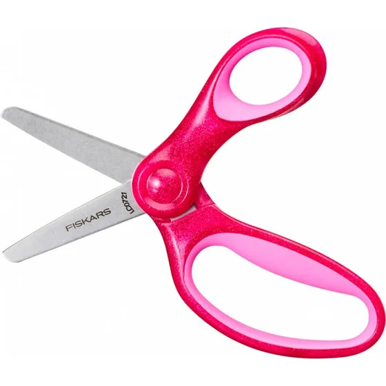 Fiskars Noyczki dziecice 13 cm rowe brokat 1064074