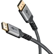 Goobay DisplayPort 2.0/2.1 54 Gbit/s, 2 m, czarny