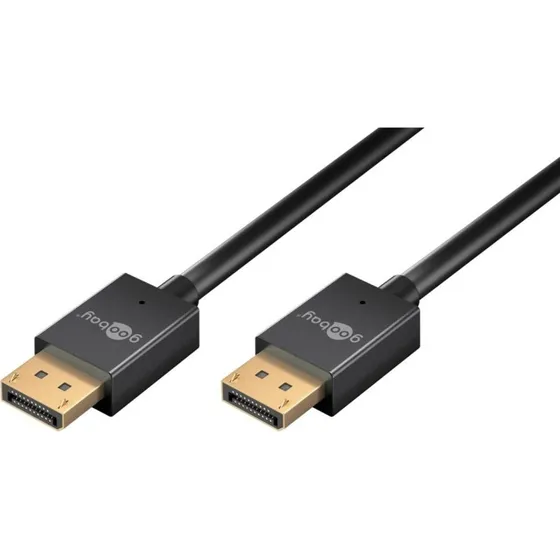 DisplayPort™ 2.0/2.1 40 Gbit/s Slim 2m czarny